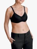 Amoena Lara Black Soft Cup Bra - Black