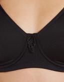 Amoena Lara Black Soft Cup Bra - Black
