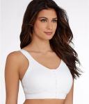 Amoena White Ester Post Surgical Bra, US 36DD
