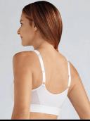 Amoena White Ester Post Surgical Bra, US 36DD