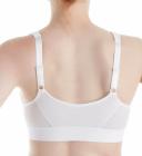 Amoena White Ester Post Surgical Bra, US 36DD