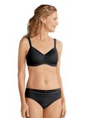 Amoena Women's Lara Satin Pocketed Seamless Wire Free Tshirt Bra, Nude