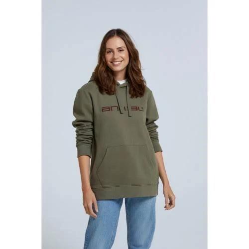 Animal Womens/Ladies Maya Organic Hoodie (Green) (14 UK)