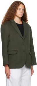 ANINE Bing Green Quinn Blazer