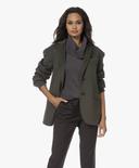 ANINE Bing Green Quinn Blazer