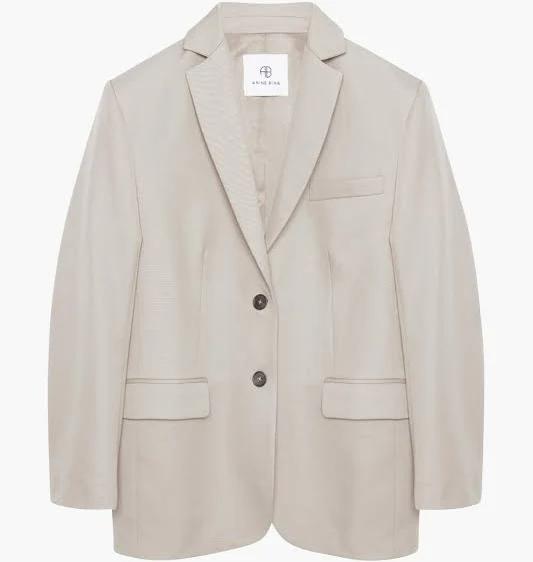 ANINE Bing Quinn Blazer in Dove | The New Trend Dove / M