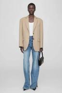 ANINE Bing - Quinn Blazer, Women , Beige