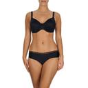 Anita Maternity Black Microfiber Underwire Nursing Bra, US 32G
