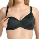 Anita Underwired Nursing Bra, Size 36f, Black