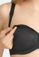 Anita Underwired Nursing Bra, Size 36f, Black
