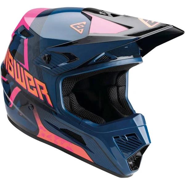 Answer Racing A23 AR1 Vendetta Helmet Dark Blue/Rhodamine/Orange / 2XL