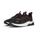 Anzarun 2.0 Unisex Sneakers in Black/White/For All Time Red, Size 5 by Puma