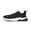 Anzarun 2.0 Unisex Sneakers in Black/White/For All Time Red, Size 6 by Puma