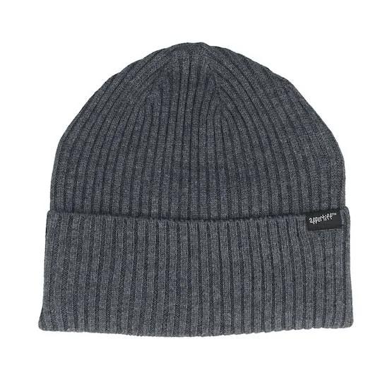 Appertiff - Grey Cuff Beanie - Merino Excalibur Grey Cuff @ Hatstore