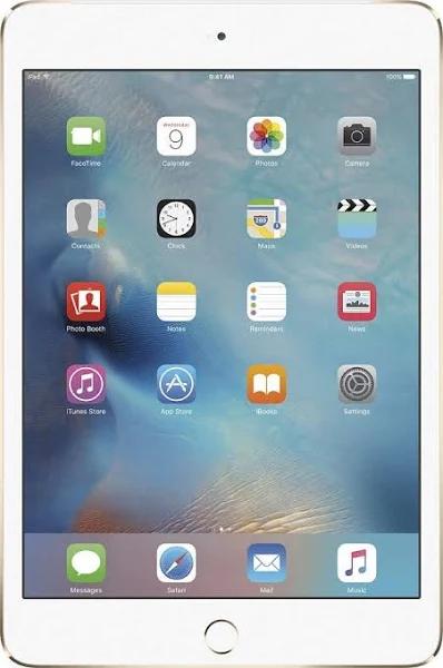 Apple iPad Mini 4, 16GB, Gold - Wifi + Cellular (Renewed)