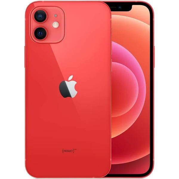 Apple iPhone 12 Red 256GB (Renewed)