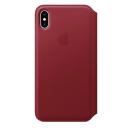 Apple iPhone XS Max Leather Folio Red
