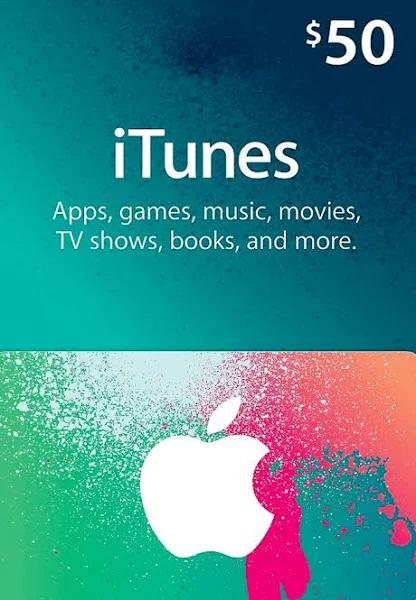 Apple iTunes 50$ Gift Card