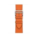 Apple Watch Hermès — 41-mm Orange Swift Leather Single Tour - Apple MKFM3FE/A