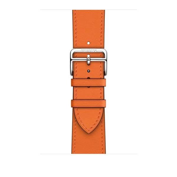 Apple Watch Hermès — 41-mm Orange Swift Leather Single Tour - Apple MKFM3FE/A