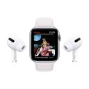 Apple Watch SE Aluminum 40mm (GPS) Black Sport Band - 32GB - Gold