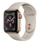 Apple Watch Series 4 Stainless Steel 40mm (GPS + Cellular) Black Sport Band - 16GB - Gold