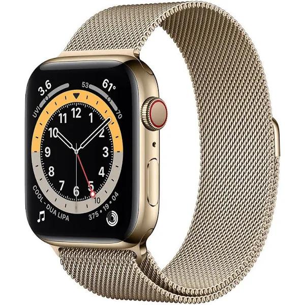 Apple Watch Series 6 44mm GPS Gold Aluminium Case With Pink Sand Band