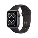 Apple Watch Series 6 Aluminum 40mm (GPS) Black Sport Band - 32GB - Gold