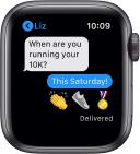 Apple Watch Series 6 Aluminum 40mm (GPS) Black Sport Band - 32GB - Gold