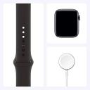 Apple Watch Series 6 Aluminum 44mm (GPS) Black Sport Band - 32GB - Red