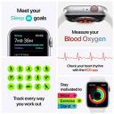 Apple Watch Series 6 Aluminum 44mm (GPS) Black Sport Band - 32GB - Red
