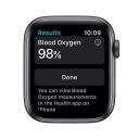 Apple Watch Series 6 Aluminum 44mm (GPS) Black Sport Band - 32GB - Red