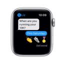 Apple Watch Series 6 Aluminum 44mm (GPS + Cellular) Black Sport Band - 32GB - Silver