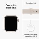 Apple Watch Series 9 GPS + Cellular 41 mm Sport Band Golden M-L