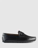 AQ by Aquila Conwell Leather Driving Shoes in Black 44