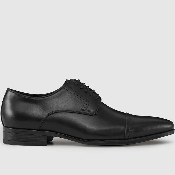 AQ by Aquila Thatcher Leather Dress Shoe Black 43