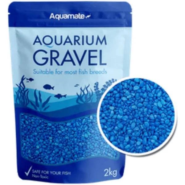 Aquamate Aquarium Gravel Light Blue 2kg