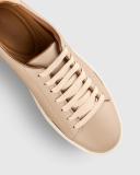 Aquila Perry Leather Sneakers in Taupe 39
