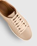 Aquila Perry Leather Sneakers in Taupe 46