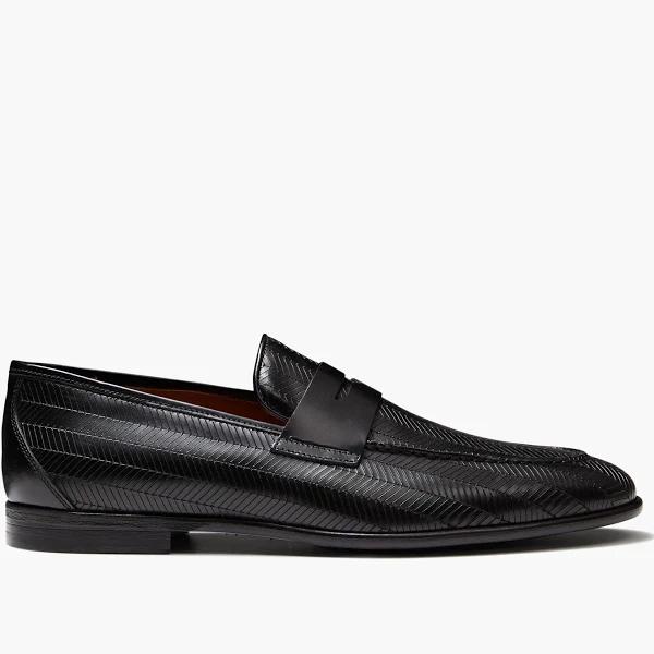 Aquila Royce Black Loafers