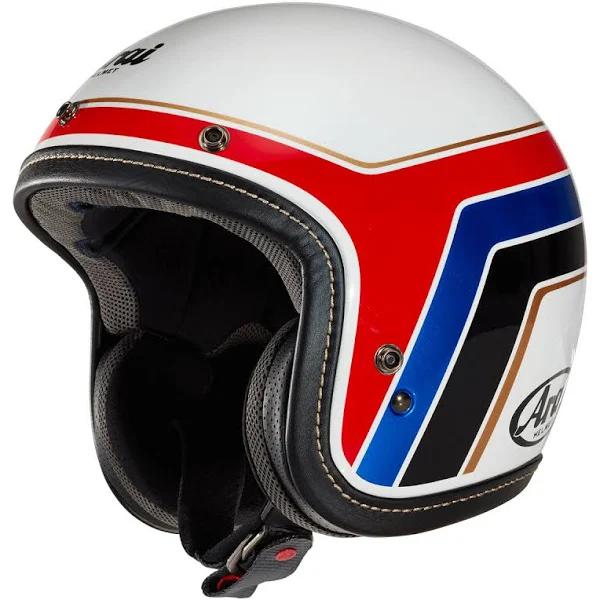 Arai Urban-V Blitz White Open Face Helmet - Special Order