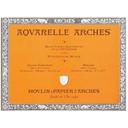 Arches : Aquarelle : Block : 10x7in : 20 Sheets : Glued : Not
