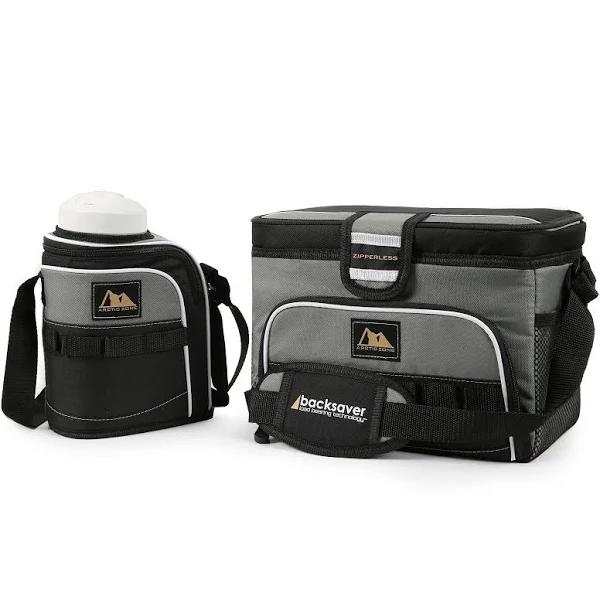 Arctic Zone 12 Can Zipperless Soft Cooler With Jug