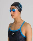 Arena Cobra Ultra Swipe Swim Mirror Goggles - Blue/Silver