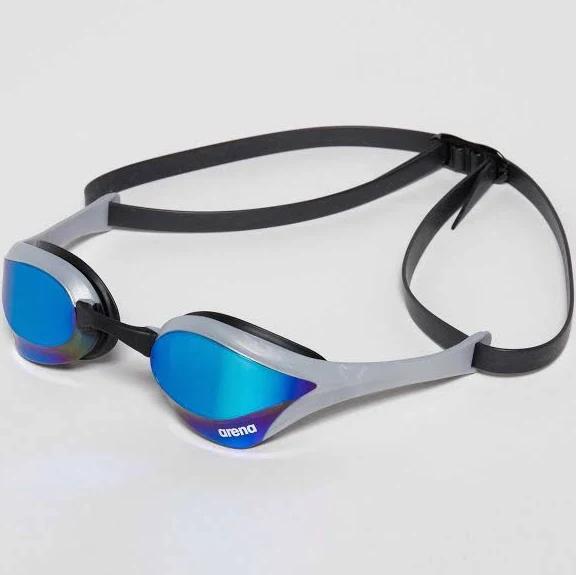 Arena Cobra Ultra Swipe Swim Mirror Goggles - Blue/Silver