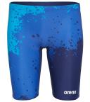 Arena Men's Spraypaint Maxlife Jammer Swimsuit - Navy/Navy | Polyester - Swimoutlet.com