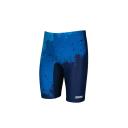 Arena Men's Spraypaint Maxlife Jammer Swimsuit - Navy/Navy | Polyester - Swimoutlet.com