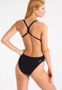 Arena Solid Light Tech High Swimsuit - Black White