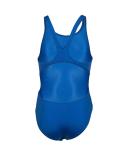 Arena Team Swim Tech Solid Swimsuit Blue White Girls - 14-15