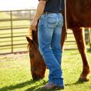 Ariat Mens 10020815 M2 Relaxed Fit Boot Cut Jean Jeans - Blue